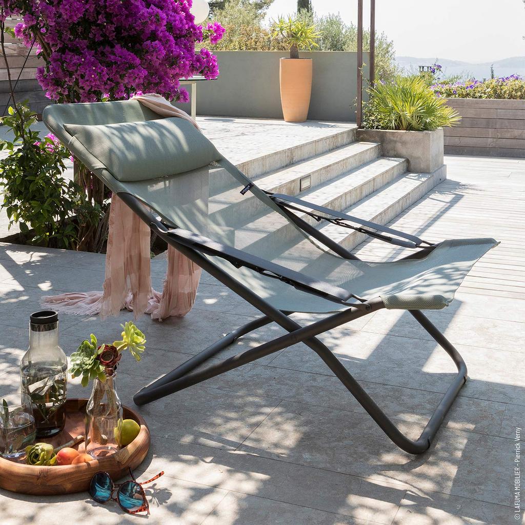 Lafuma Outdoor Chair Lounger (Transabed Duo) Green LFM2864 8557 Green