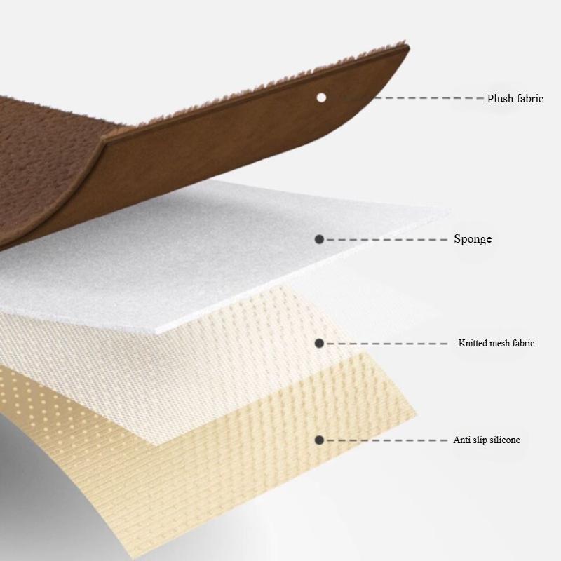 Cartoon Strawberry Bear Car Seat Cushion Plush Skin Friendly Cute Universal Seat Cover Soft Comfortable Vehicle Seat Pad