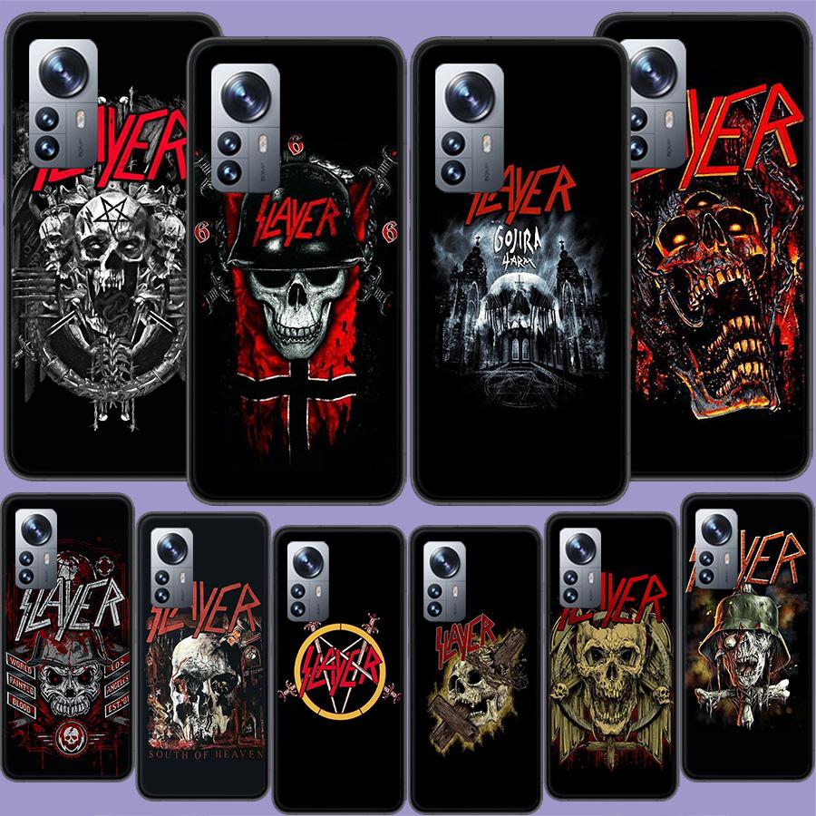 Чехол для телефона Slayer Heavy Metal Rock Band Для Xiaomi Mi 13 12T Poco F7 Pro 14 Ultra 15 Pro 12X 12 9 8 Lite 5G 11T 11i 10 10T Pr