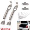 Automotive Clip Stainless Bonnet Springs Fastener Clips Car Hood Spring Pin Hood Pin Lock Kit Hood Clips