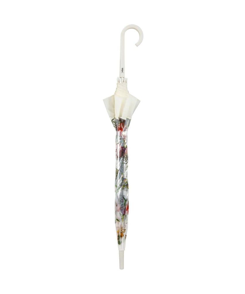 Vinyl Umbrella x Flower Long [2022] Wpc. [plantica Wpc.] Umbrella, Plastic, Off-White, 65cm, Women's Umbrella, PLV-015