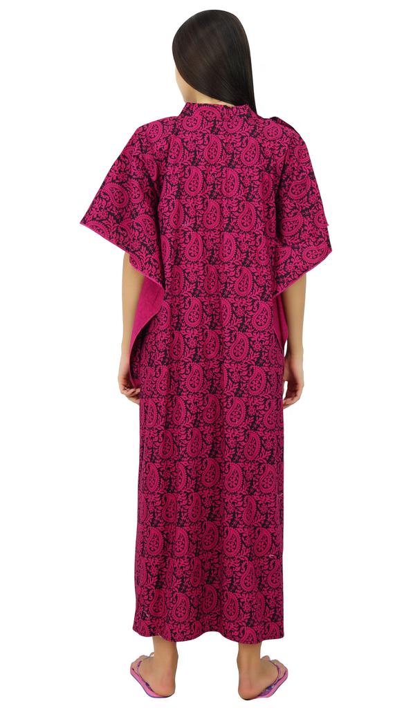 Bimba Кормящие матери хлопковый кафтан роды дизайнерский макси кафтан ночная рубашка