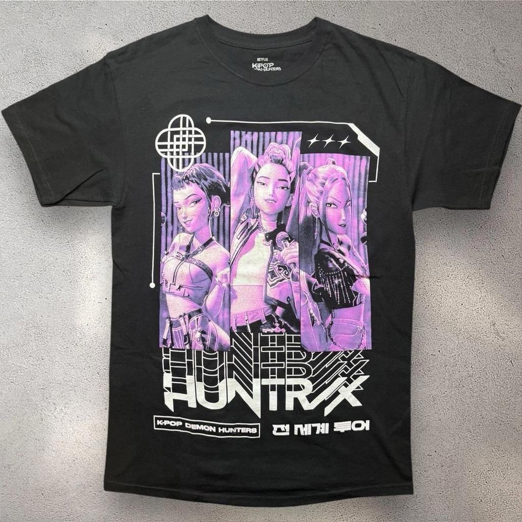 K-Pop Demon Hunters Huntrix Graphic Tee Anime Shirt Unisex M