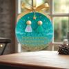 Friendship Theme Acrylic Ornaments Holiday Decorations for Christmas Tree Home Gift