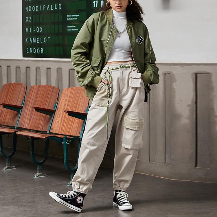 Converse Куртка весенняя унисекс зеленая 10024169-A02