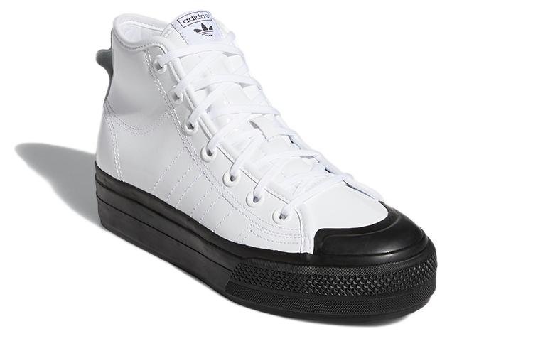 adidas Женские Nizza Rf Platform Mid 'Белый Черный' Женские FY7606