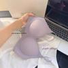 Seamless Thin Strap Push-Up Bra with Side Support for Girls