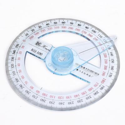 Новый транспортир с качающейся рукой, угол 360 градусов, диаметр 10 см