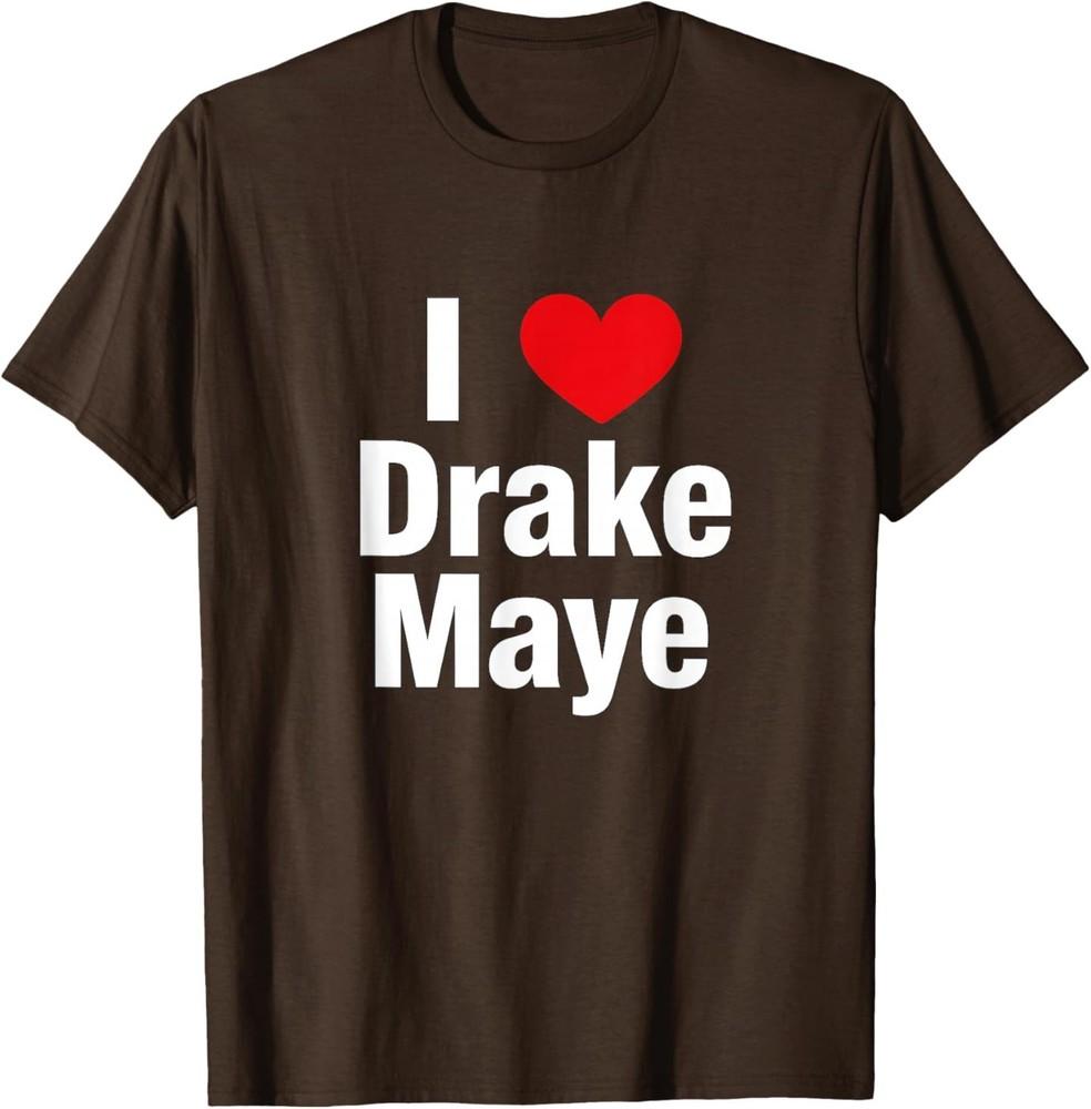 I Love Drake Fan Support Design – Bold Heart Graphic TShirt Unisex T-Shirt