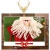 Decor Snowman Elk Santa Clause Chair Back Christmas Chair Cover Seat Covers Elastic Stretch Cover