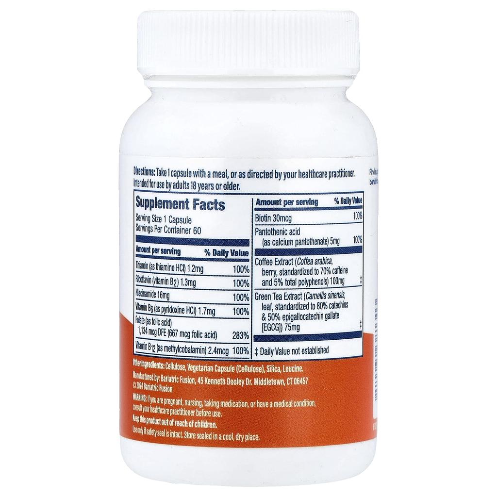 Bariatric Fusion, энергетическая поддержка, 60 капсул