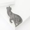 Милые металлические броши в виде персидской кошки для женщин, унисекс, булавки в виде животных, 2 цвета, доступны для повседневных вечеринок, подарки