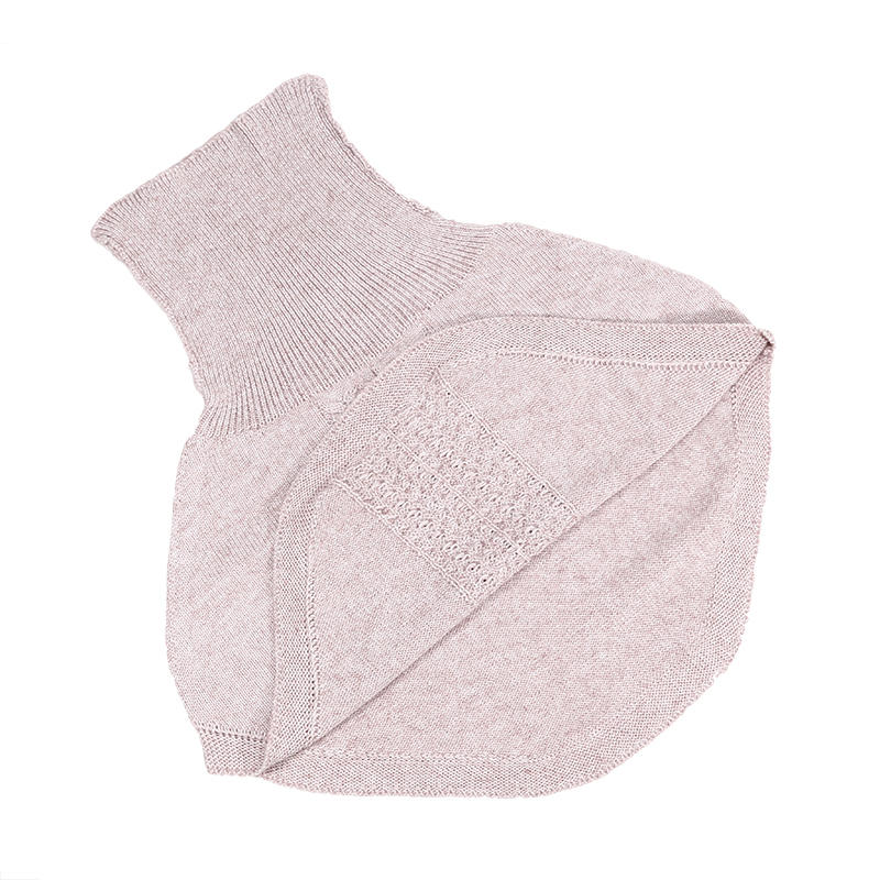 Women's High Neck Shoulder Warmer - Pullover Shawl Collar Scarf for Cervical & Shoulder Protection In Cold Weather