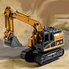 Инерционный бульдозер и экскаватор с металлическим ковшом для детских строительных игр