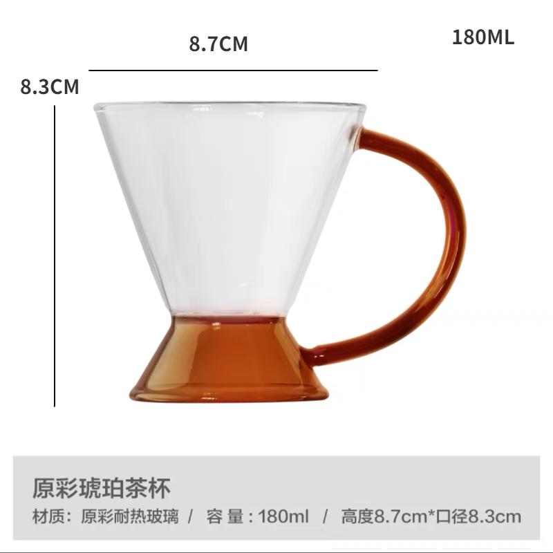 Креативный стеклянный чайник, чашка для чая, высокотемпературное стеклянное боросиликатное стекло, чайный сервиз, чайник для разделения воды