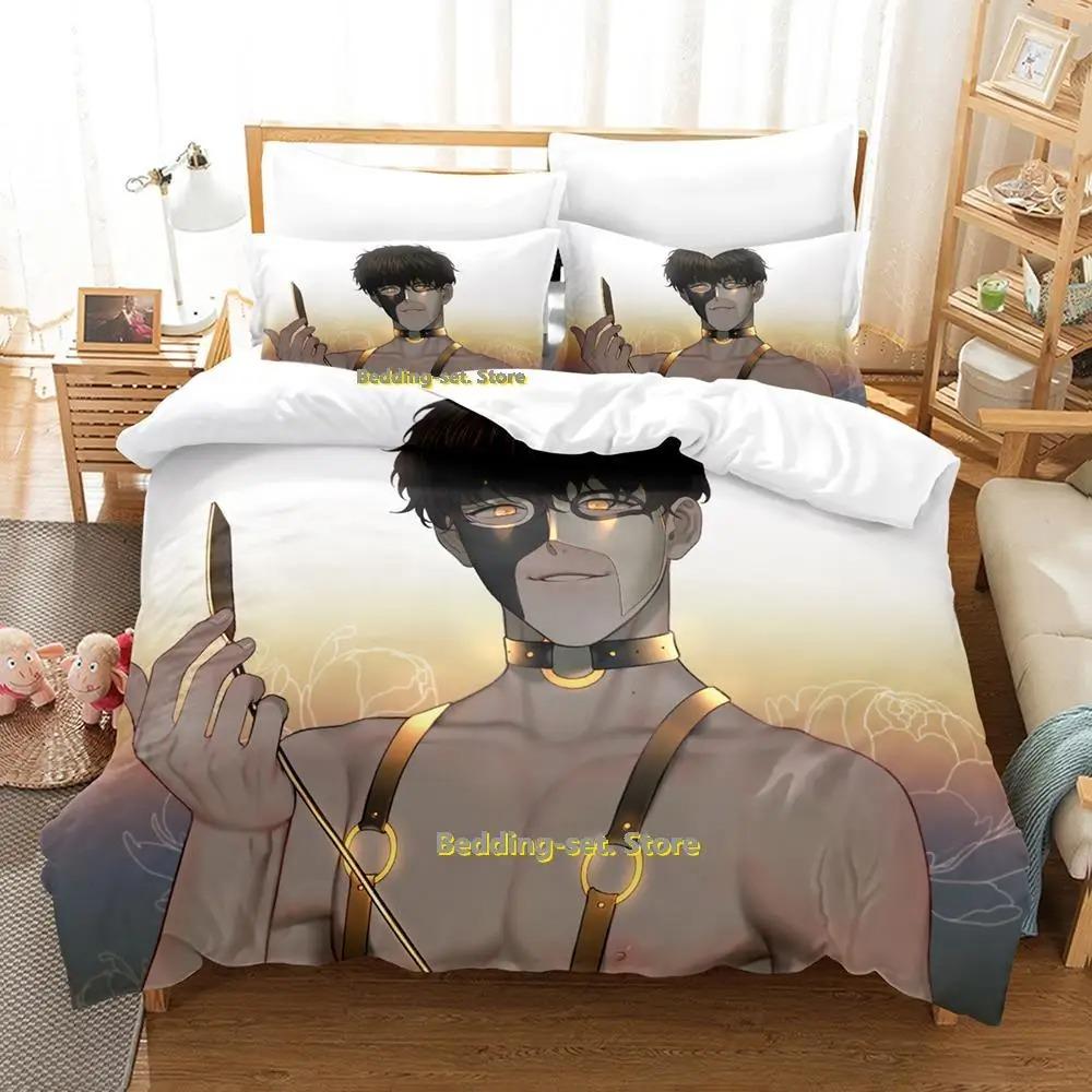 Новый комплект постельного белья Bj Alex, односпальная кровать, двуспальная кровать размера «king-size», комплект постельного белья для взрослых и детей, комплект простыней с 3D-принтом в стиле аниме