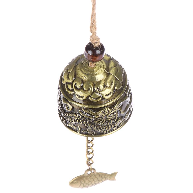 Dragon/Fish Feng Shui Bell Blessing Good Luck Fortune Hanging Wind Chime