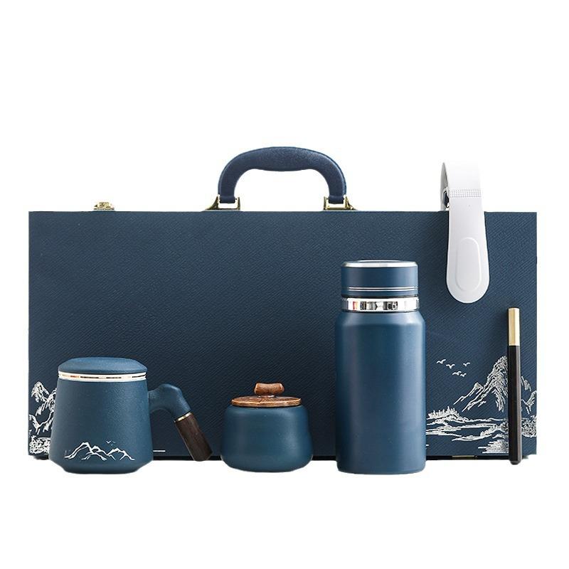 Business gift sets can be printed to send customers practical corporate anniversary activities souvenir employee benefits
