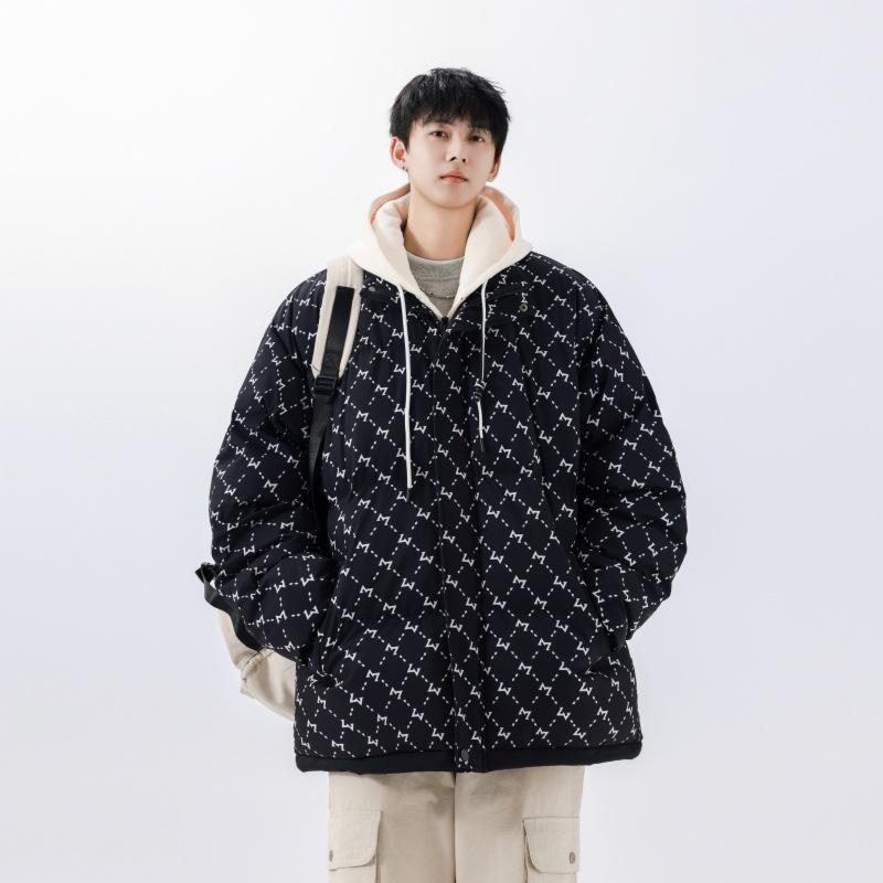 Новый тип хлопковой куртки, утолщенная, теплая и морозостойкая, зимняя хлопковая одежда, модная, стильная и универсальная, трендовое пальто