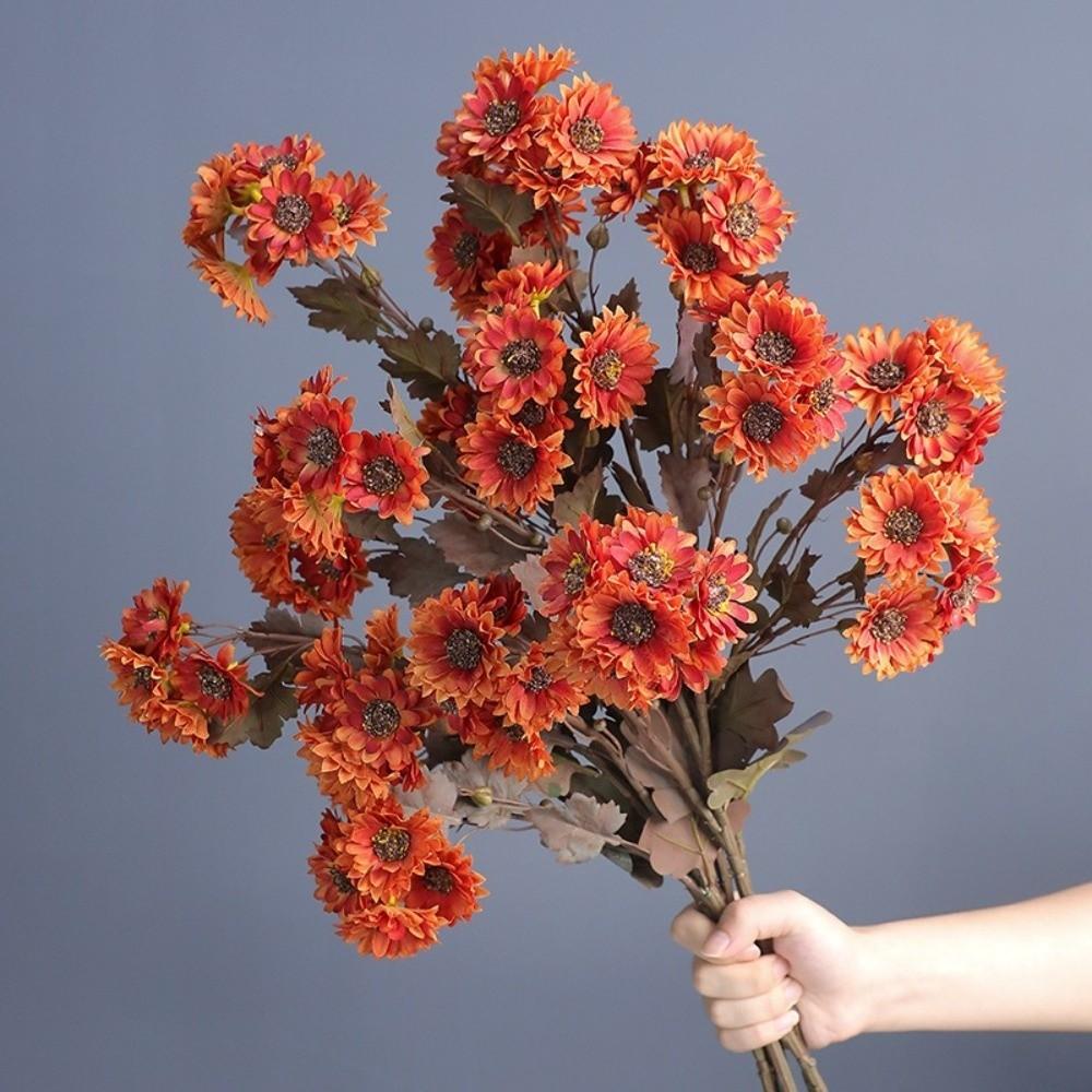 Lifelike Fake Chamomile Flowers Eco-Friendly Silk Flowers  Wedding Party Decoration