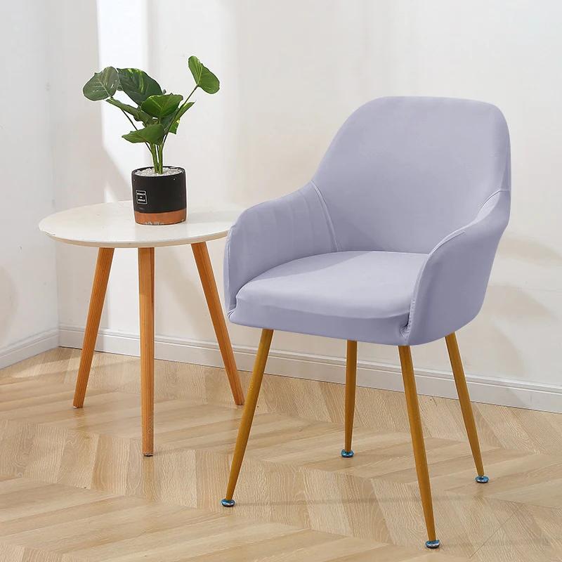 1/2 шт. эластичный чехол для стула с высоким подлокотником, водоотталкивающий чехол для короткого заднего сиденья, эластичный чехол для обеденного стула, кухонный, отель, свадьба