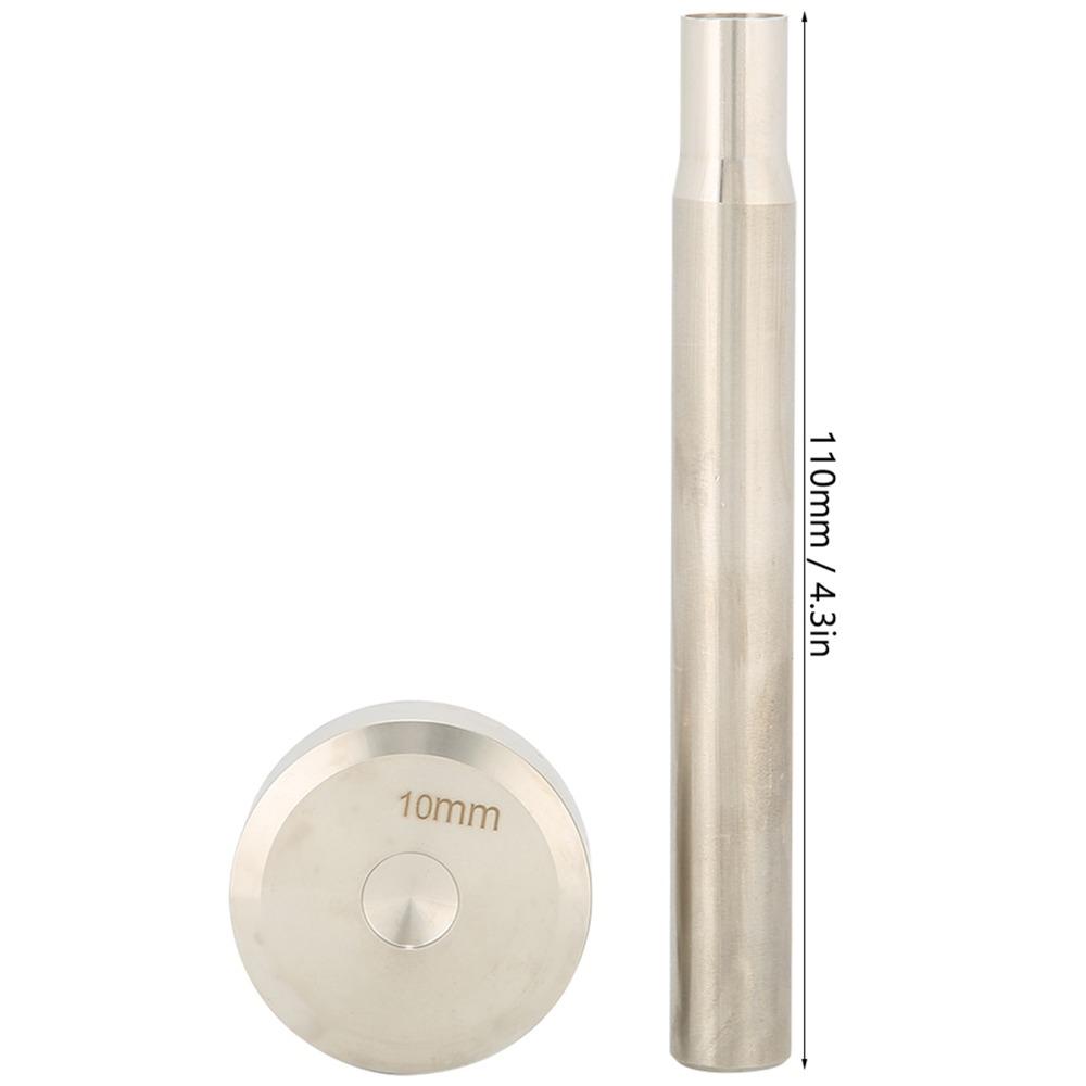 Stainless Steel Double-Sided Rivet Setter 10mm Size Button Installation Tool DIY Projects