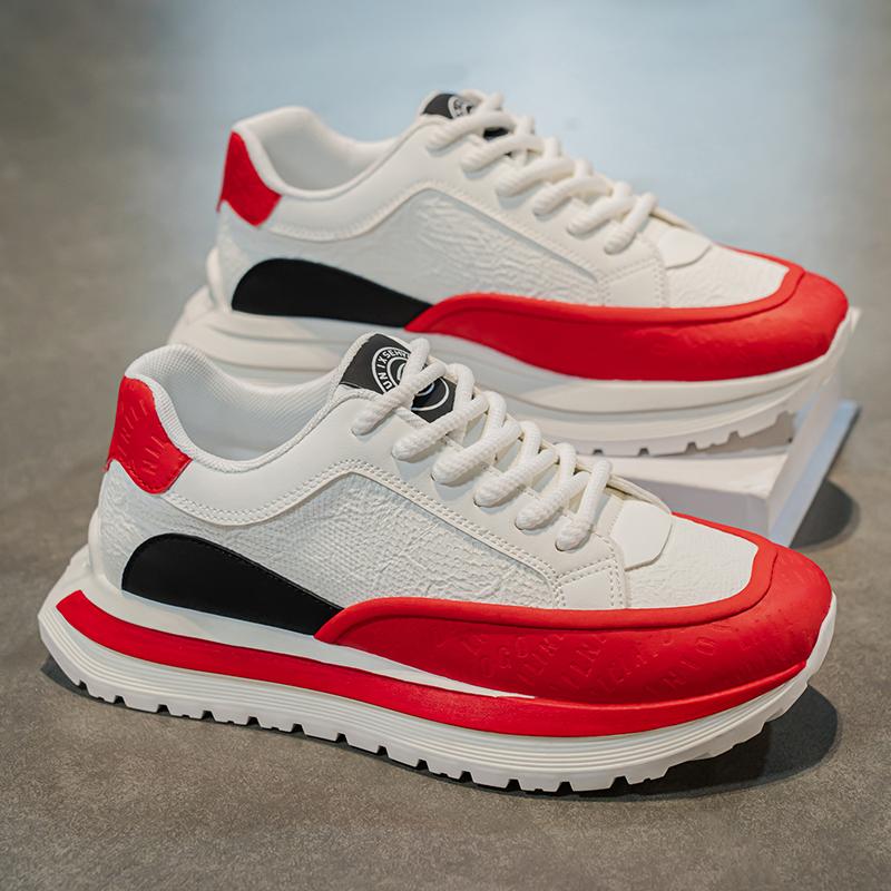 Новая мода мужская обувь Four Seasons удобная обувь для студентов и мальчиков трендовые мягкие подошвы дышащие повседневные кроссовки для бега