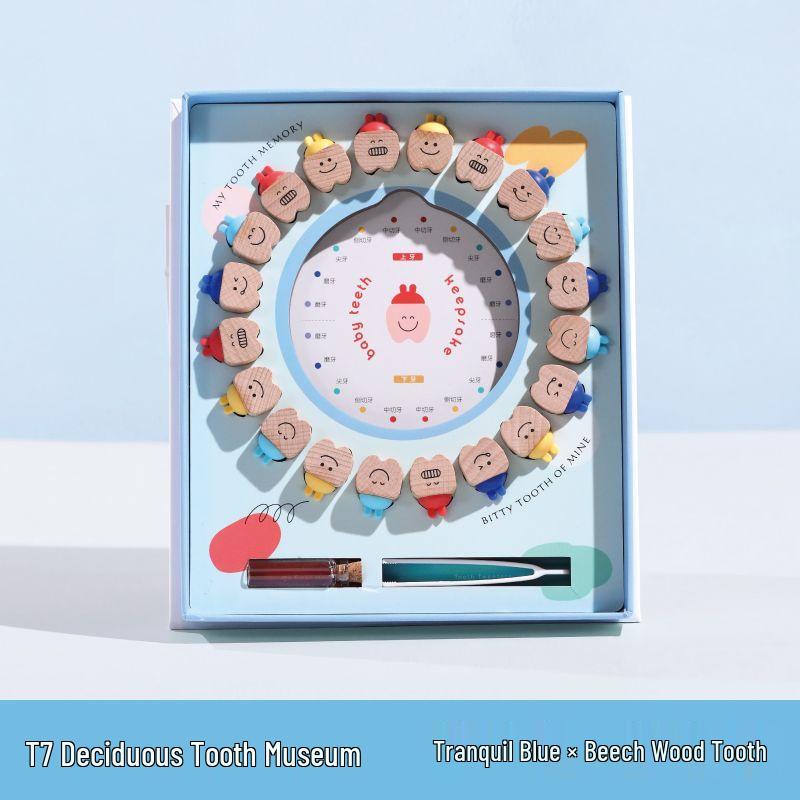 Children's Tooth Storage & Keepsake Box: Boy/Girl Baby Tooth Collection