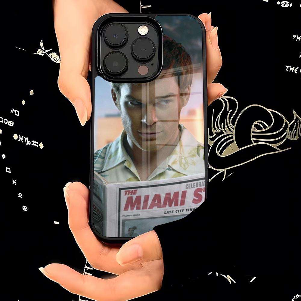 Чехол для телефона Декстер Морган PC+TPU Для IPhone 17 16 15ProMax 13 16 11 12 14 Pro Xs Max Mini Xr X Plus Cover