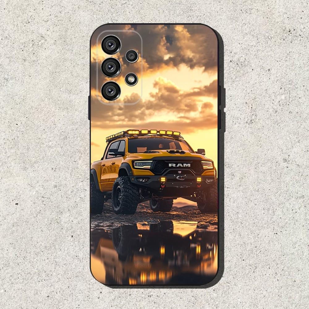 Чехол для телефона CAR R-RAM 1500 TRX для Samsung S25, S24, S21, S22, S23, S30, Ultra, S20, Plus, Fe, Lite, Note, 10, 9, 5G Черный