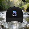 1pcs Unisex Adjustable Lightweight Baseball Cap Suitable for Travel, Parties, Birthdays - Blue-Purple Girl's Hat with Toggle Clo