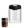 Vacuum Sealed Jar for Coffee Beans Airtight Food Storage Container Clear Glass Jars for Home Moisture-Proof Air Extraction Tank