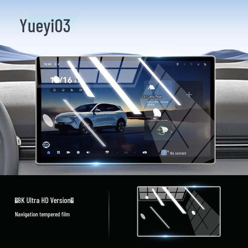 Защитная пленка для Besturn Yiyue 03: Наклейка для автомобильной навигации и комплект для модификации интерьера.