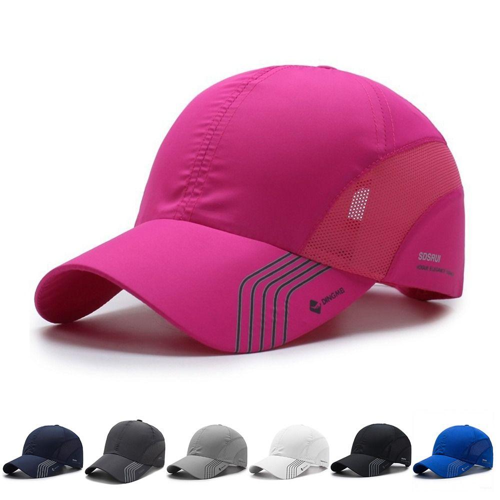 Quick-drying Baseball Cap Adjustable Dad Hat Casual Fishing Hats Men Women