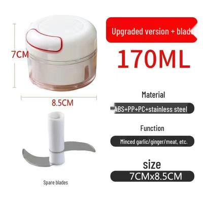 Мини Ручной Многофункциональный Кухонный Измельчитель: Чеснок, Мясо, Чили, Имбирь Мясорубка
