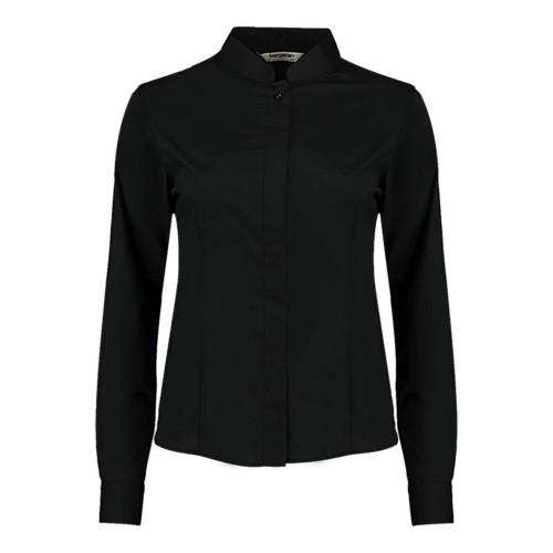 BARGEAR Womens/Ladies Mandarin Collar Tailored Shirt