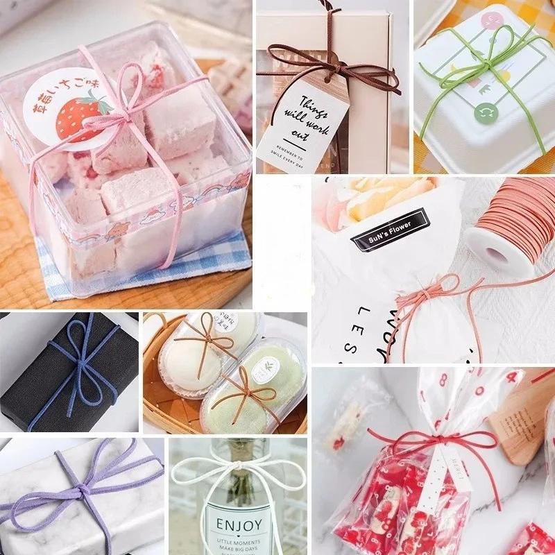 3 мм 40 м Кожаный шнур Лента для обертывания цветочного букета для DIY упаковки подарков и рукоделия Швейные принадлежности для одежды