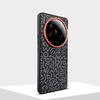 Painted Geometric Graffiti Plain Leather Case for Xiaomi 13 Ultra Mi 14 Ultra Mi14 Pro Metal Lens Hole Independent Button Cover