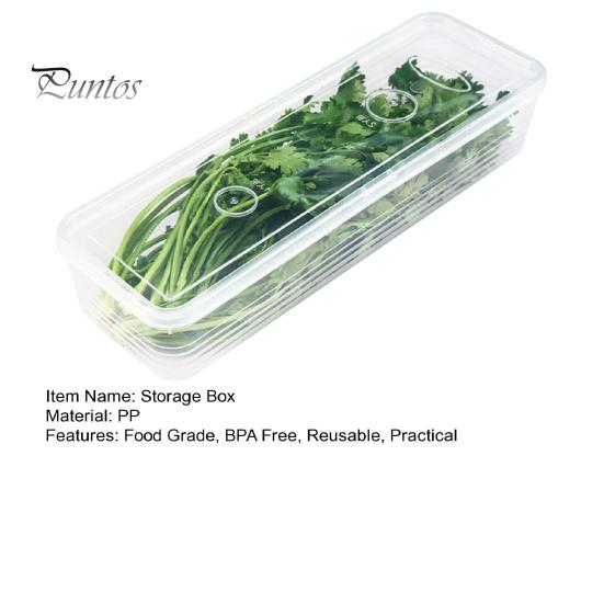 1/3 шт. Прозрачный ящик для хранения в холодильнике, органайзер для овощей, пищевой, без BPA, складной, многофункциональный, сохраняющий свежесть ящик