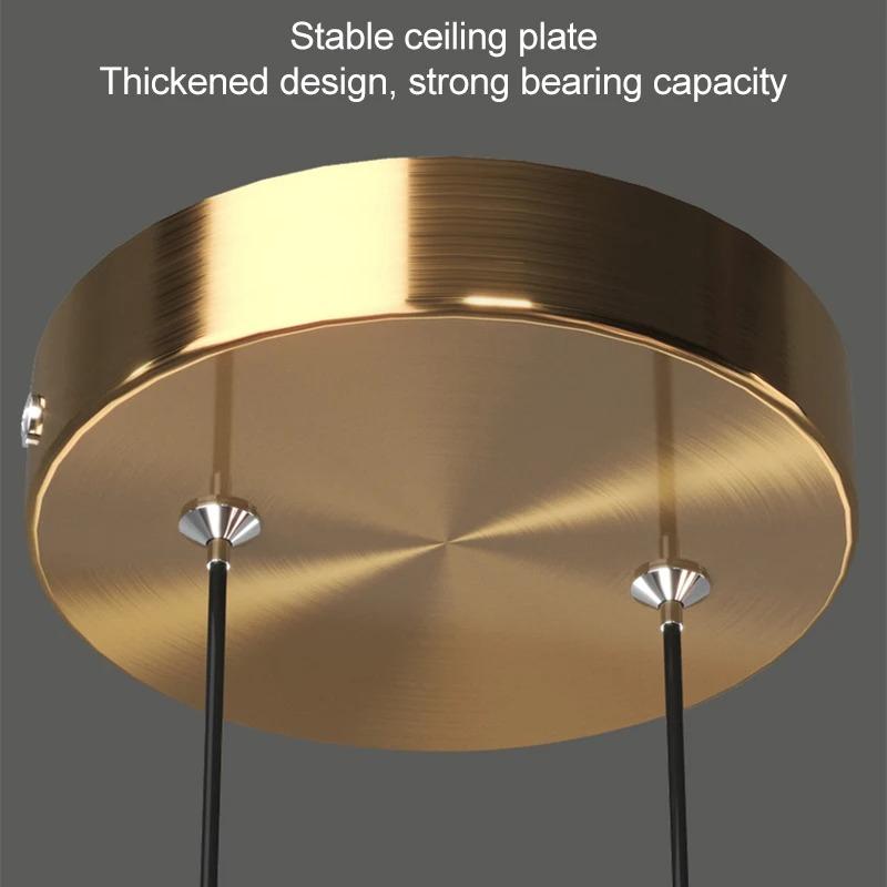 Минималистская длинная светодиодная люстра с подвесным светильником для спальни, гостиной, обеденного стола, коридора, домашнего декора, подвесной мебели, светильники