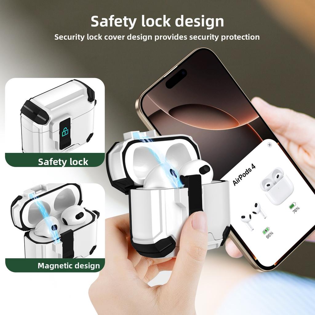 Защитный чехол для Airpods4 3-го поколения, держатель для мобильного телефона, чехол для наушников, эластичный чехол для Airpodspro2, чехол для наушников