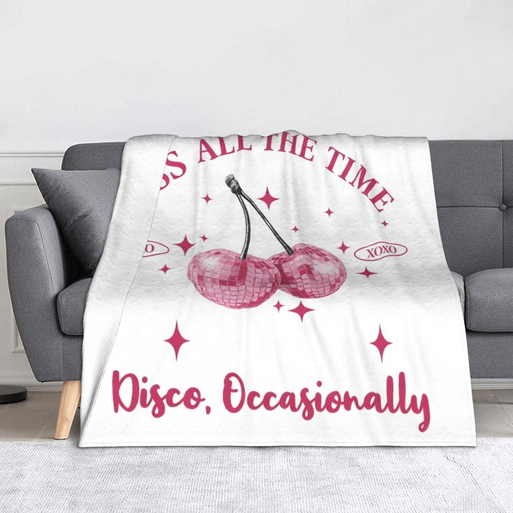 Harrys Styles Kiss All The Time Disco Occasionally Blanket Fleece Textile Decor Soft Throw Blanket for Sofa Couch Bedding Throws