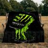 Monster Drink Blanket Flannel Throw for Sofa, Indoor, Camping, Living Room, Office, Chair, And Bed Soft Birthday Gift