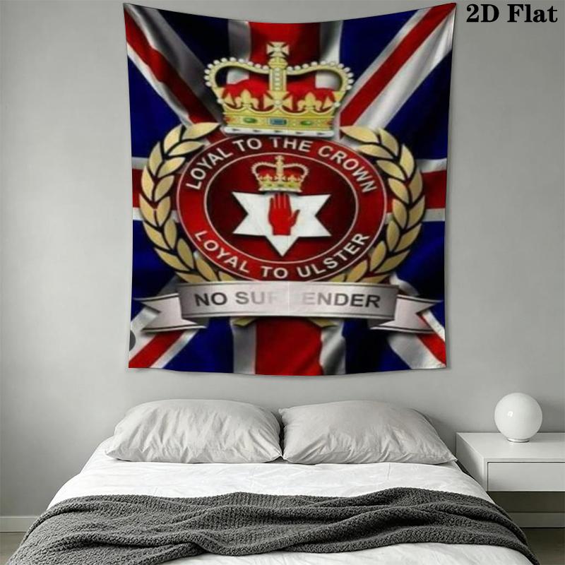 Ulster Wall Tapestry Aesthetic Wall Hanging Printed Fabric Blanket Decorative Tapestries for Bedroom Living Room Home Decor