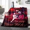 Name Custom Rias Gremory Print Flannel Blanket High Quality Warm Comfortable Cover for All Seasons Perfect for Gifts Home Decor
