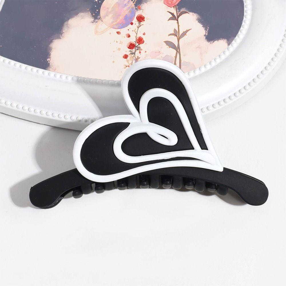Нескользящие матовые заколки-акула сладкие цветочные пляжные аксессуары для волос заколки для густых волос для женщин