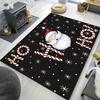 Рождественский гном Принт с сосновыми шишками Ковер для прихожей Нескользящий коврик для пола Рождественский праздничный декор для дома Внутренний ковер для гостиной спальни