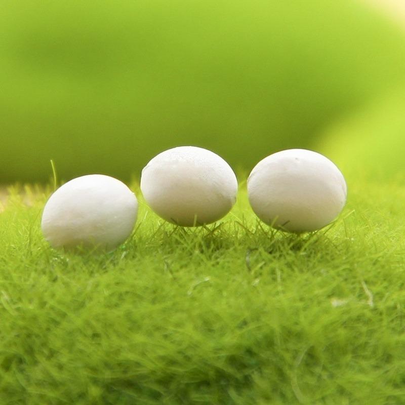 12pcs Figurines Cute Family Garden Miniatures Artificial Micro Landscape (2hens + 2nests + 4little Yellow Chickens + 4eggs)