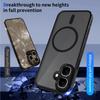 KEYSION Магнитный чехол для телефона для TECNO Spark Go 2 Силикон+ПК Матовый Полупрозрачный Ударопрочный Задняя крышка для Infinix Smart 10