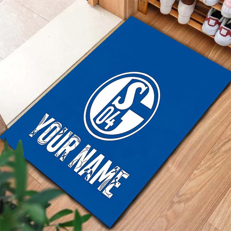 Fc Schalke Custom Name Carpet Rug For Living Room Bedroom Home Sofa Decoration Kids Play Nonslip Floor Mat